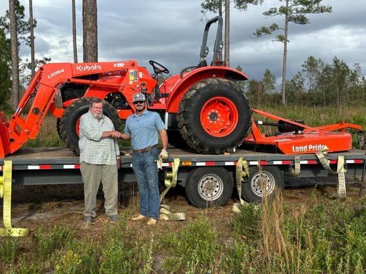 Thank you to Lake Kala LLC and Mr. Johns on the purchase of his M5660 work horse!