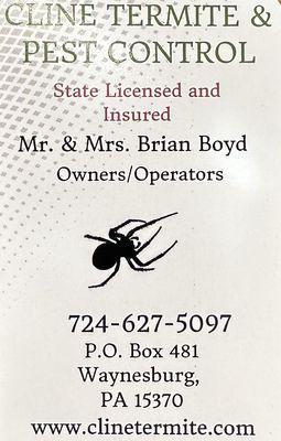 Pest Control - Greene County PA