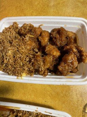 Chicken Teriyaki with fried rice?