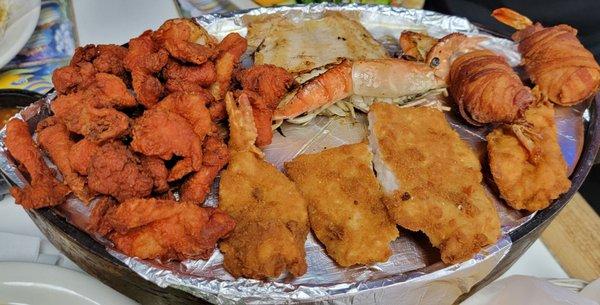 Seafood platter