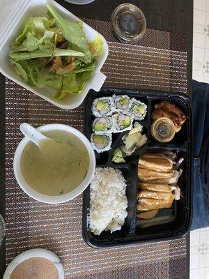 Chicken Teriyaki Bento Platter Lunch