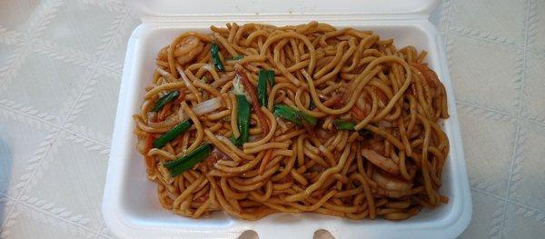 Shrimp lo mein