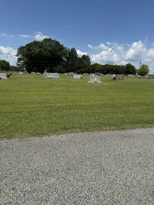 Overview of cemetery!