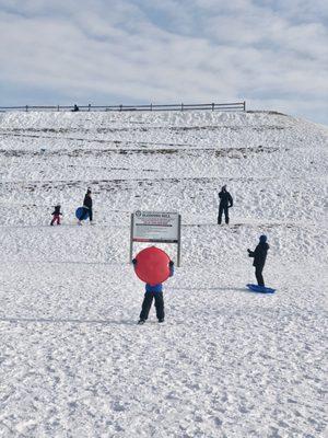 Flat Fork Creek Park has one of the best sledding hills in the area. Remember this for when it snows.