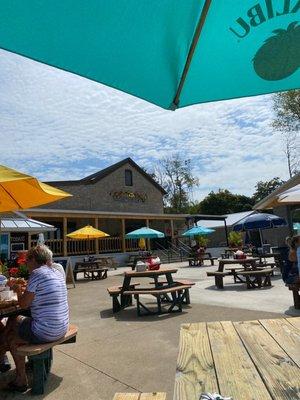 Patio at West Bay