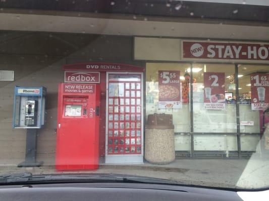 RedBox outside.