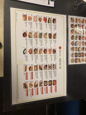 Updated menu