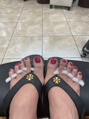 Christmas toes