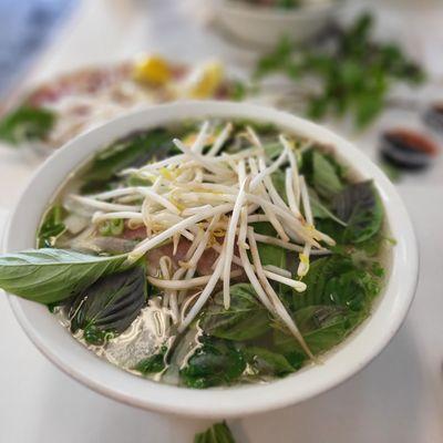 This pho is good, has less oil, and is super cheap, only $9.99 for a large bowl and $7.99 for a small bowl.