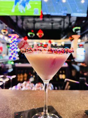 Christmas cookie martini