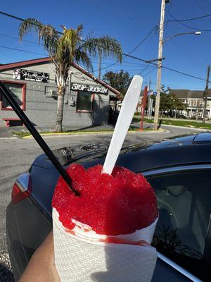 Tiger's blood sno ball