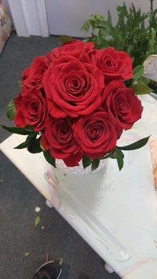 We offer custom floral designs for weddings and everyday occasions.