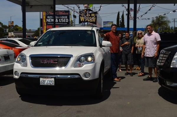 Another Happy Buyer Happy With His Purchase Of A BEAUTIFUL 2008 Acadia GMC SLT-2 .. 
 #family #used #car #dealership