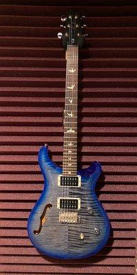 A beautiful PRS CE 24 Semi-hollow body purchased from Wildwood Guitars in its new home.