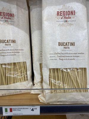 Bucatini from Italy