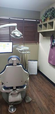 One of our treatment rooms. We make sure to take all necessary precautions to ensure your safety and the safety of our staff.