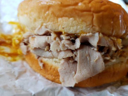 US 31 pork barbecue sandwich