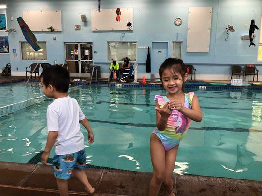 Love their swim session