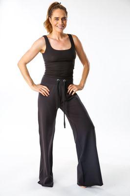 Daisy Baby Rib Bamboo Spandex Tank & Monroe pant