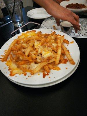 Cheese fries appetizer