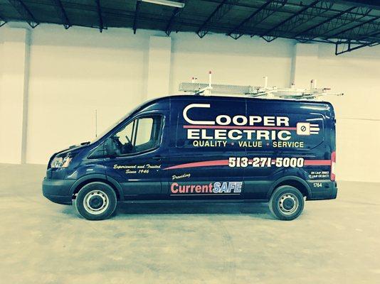 Cooper Electric Service Electrician Vans Greater Cincinnati