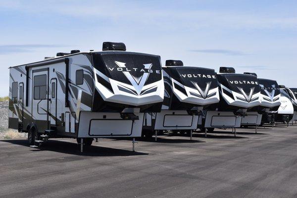 Some of our RV selection on the lot