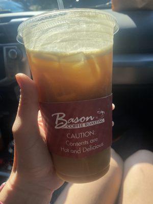 The Hawaiian paradise cold brew was all sorts of amazing. Nothing needed to be added to make this a refreshing pick me up drink!