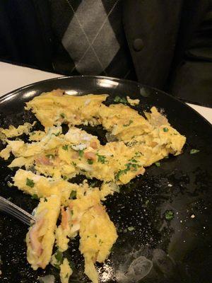 Salmon omelette