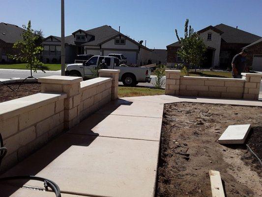 Removal of old dying grass leaves a blank canvass for new, thriving greenery.