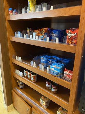 Food and needs in the main lobby