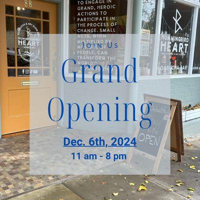 Join us for our grand opening!
Our new Ashland, Oregon location!
88 N. Main Street, Ashland, OR 97520