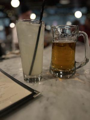 Tequila lemonade & IPA