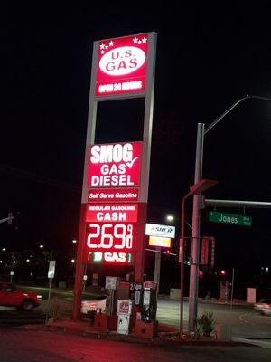 $2.69 regular unleaded