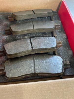 Brake pads at 4mm