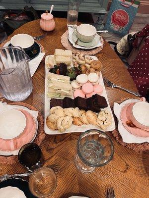 Galentine Tea spread