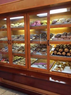 selection of pastries and donuts