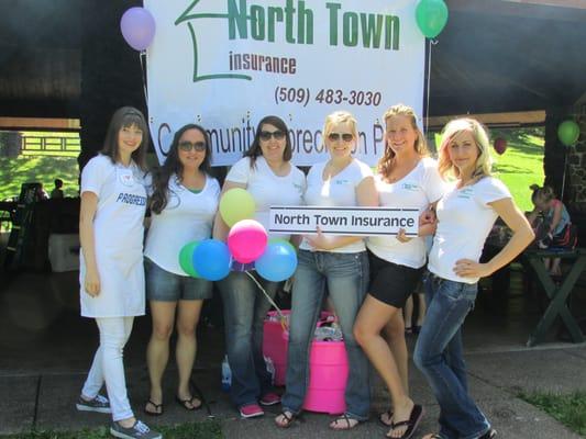 The North Town Insurance ladies at our Community Party!