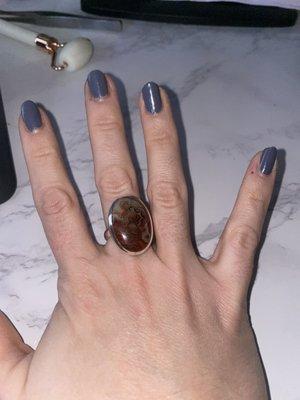 Laguna Lace Agate Ring $70