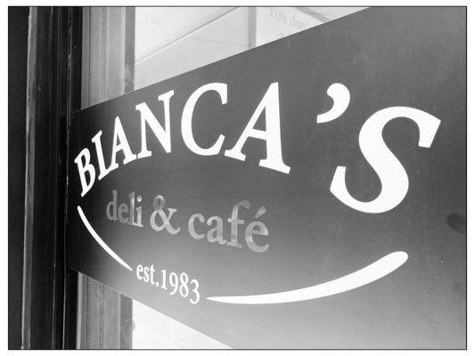 Welcome to Bianca's deli & café. #EastHollywood #LA