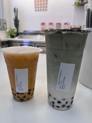 Couple of boba tea