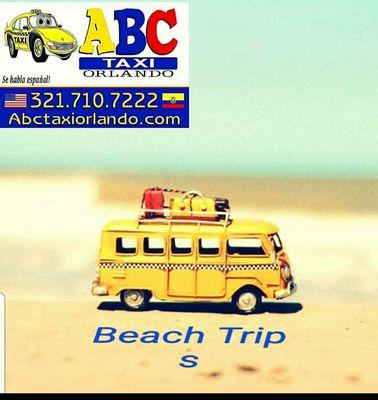 Fun day at the beach in safe, comfortable and reliable transportation. Round trips available. Book on advance.