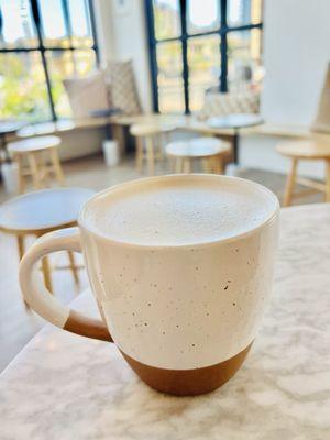 Chai tea latte with oat milk...the masala chai!