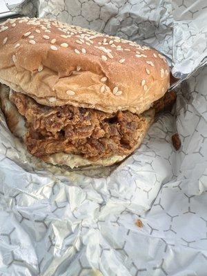 Mushroom Fried Sandwich