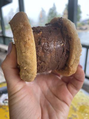 cookie ice cream sandwich