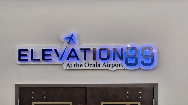 Elevation 89 Entrance.