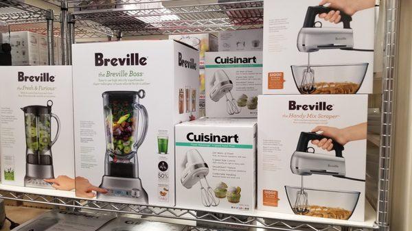 Breville and Cuisinart products