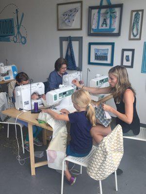 Our Honeycomb families were able to sew quilts to support pediatric cancer patients.