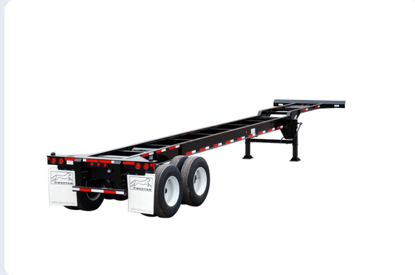 40' Gooseneck Tandem Axle Chassis (Carries one 40ft ISO Container)