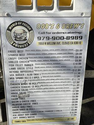 General menu