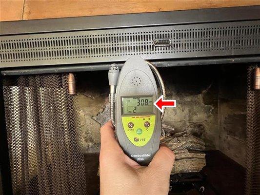 carbon monoxide in home inspection. Elevated higher than normal deadly amounts.